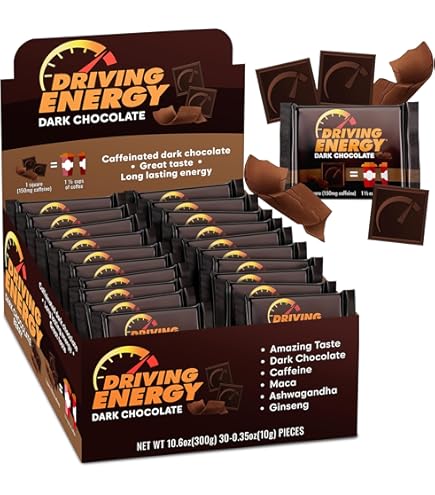 Amazon.com: Driving Energy – Caffeinated Chocolate Energy Boost